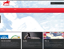 Tablet Screenshot of aji-group.com